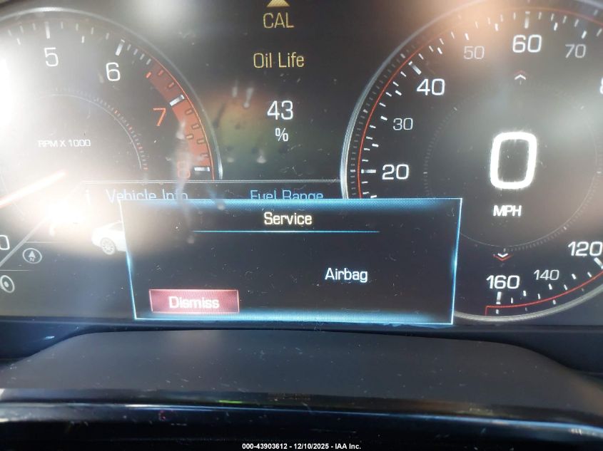 2015 Cadillac Cts Performance VIN: 1G6AS5SX1F0141113 Lot: 43903612