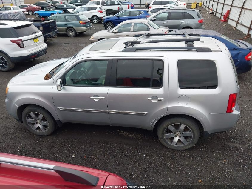 2013 Honda Pilot Touring VIN: 5FNYF4H97DB002735 Lot: 43903637