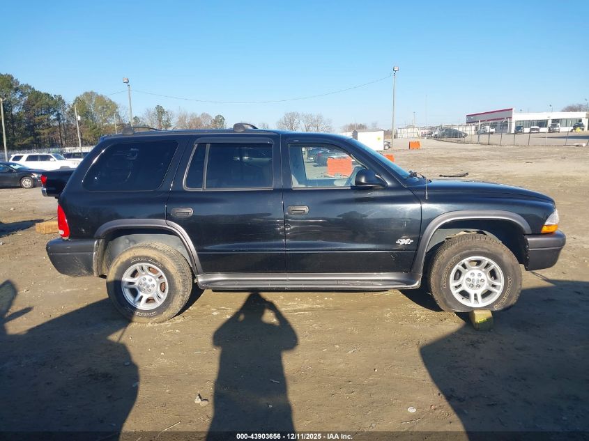 2002 Dodge Durango Sport VIN: 1B4HS38N42F171619 Lot: 43903656