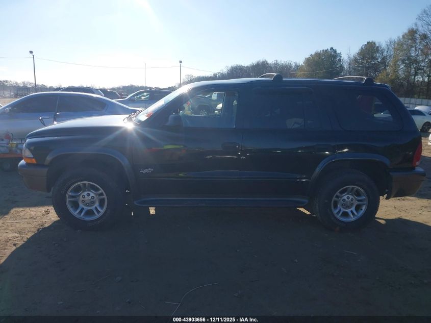 2002 Dodge Durango Sport VIN: 1B4HS38N42F171619 Lot: 43903656