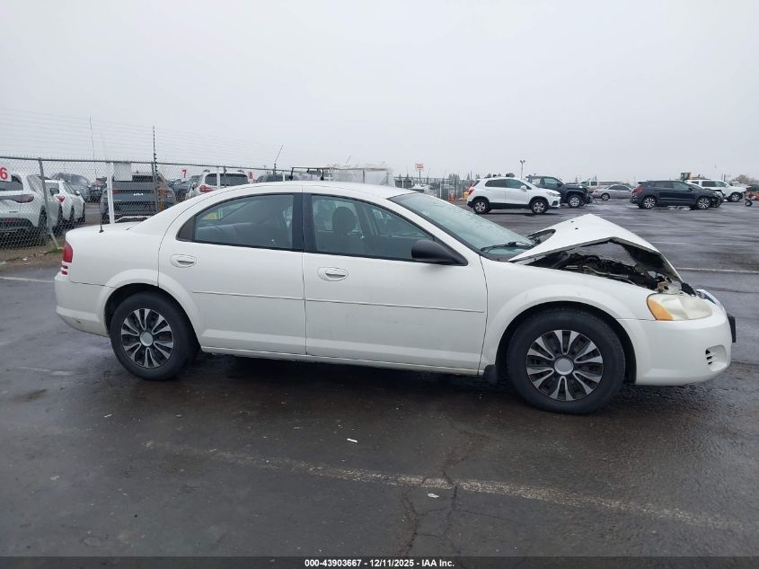 2004 Dodge Stratus Sxt VIN: 1B3EL46J24N382062 Lot: 43903667