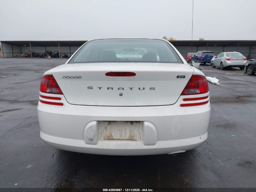 2004 Dodge Stratus Sxt VIN: 1B3EL46J24N382062 Lot: 43903667