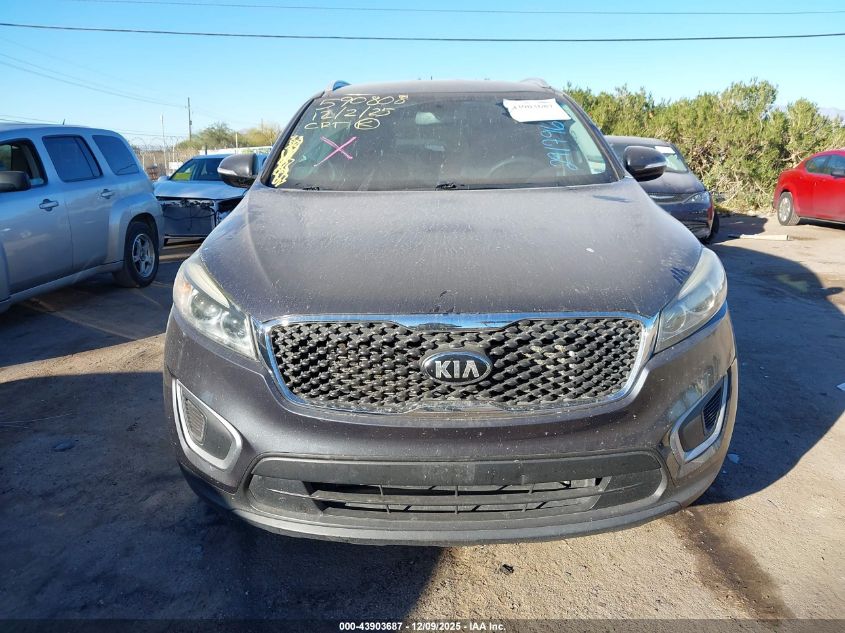 2017 Kia Sorento 3.3L Lx VIN: 5XYPG4A54HG291796 Lot: 43903687