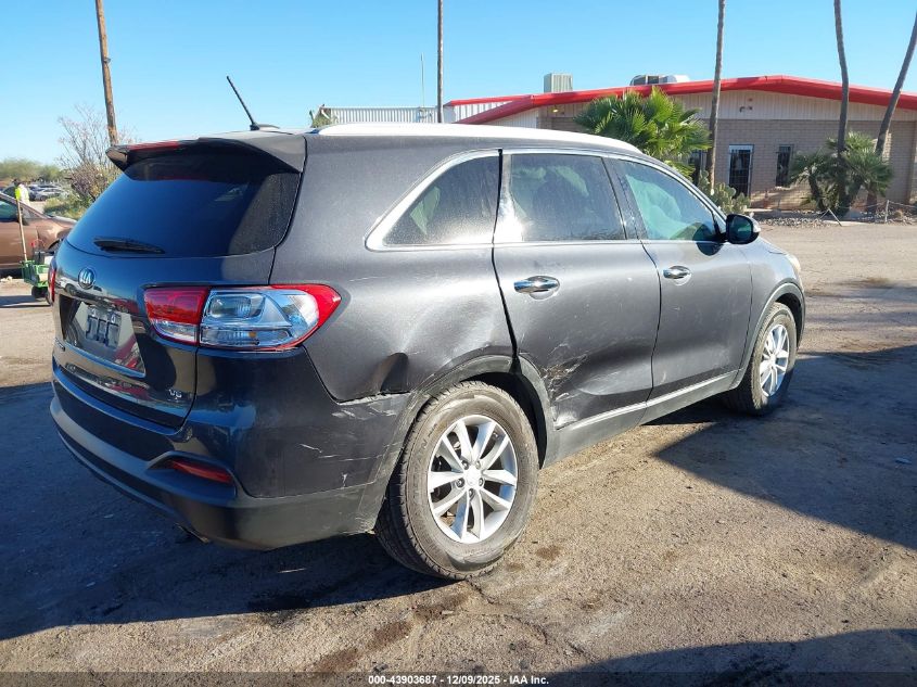 2017 Kia Sorento 3.3L Lx VIN: 5XYPG4A54HG291796 Lot: 43903687