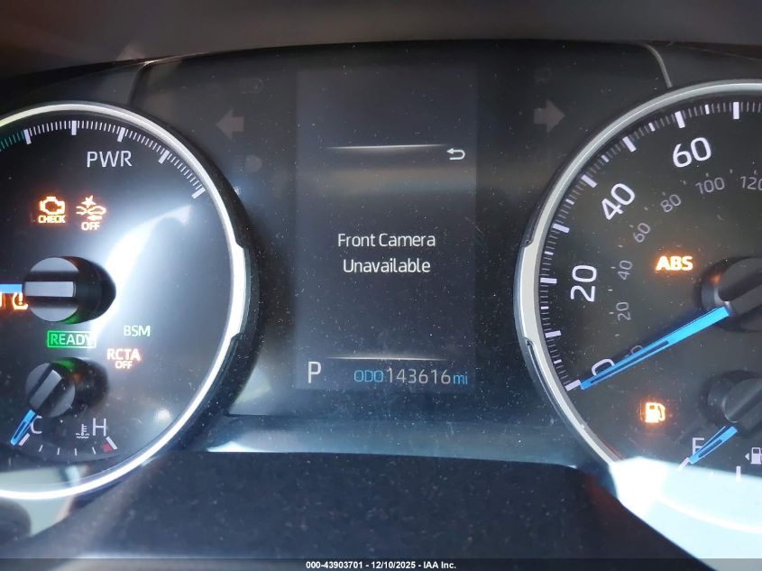 2020 Toyota Rav4 Hybrid Xle VIN: 2T3R6RFV1LW001185 Lot: 43903701