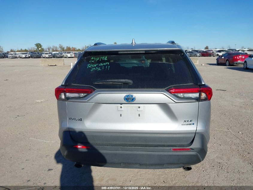 2020 Toyota Rav4 Hybrid Xle VIN: 2T3R6RFV1LW001185 Lot: 43903701