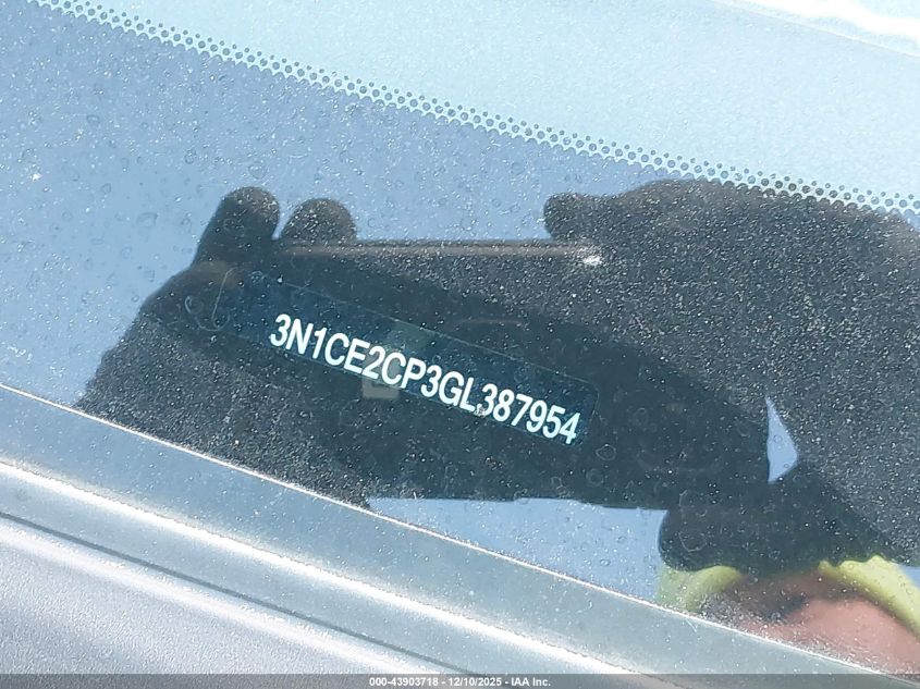 2016 Nissan Versa Note Sl VIN: 3N1CE2CP3GL387954 Lot: 43903718