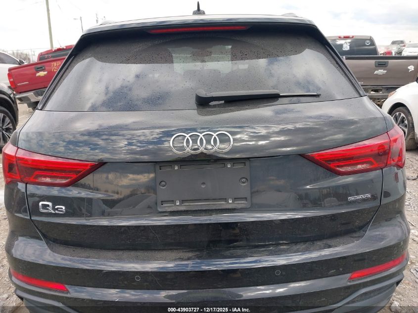 2019 Audi Q3 2.0T S Line Premium VIN: WA1DECF32K1086845 Lot: 43903727