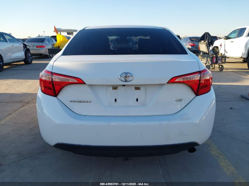 2017 Toyota Corolla Le VIN: 5YFBURHE2HP671088 Lot: 43903761