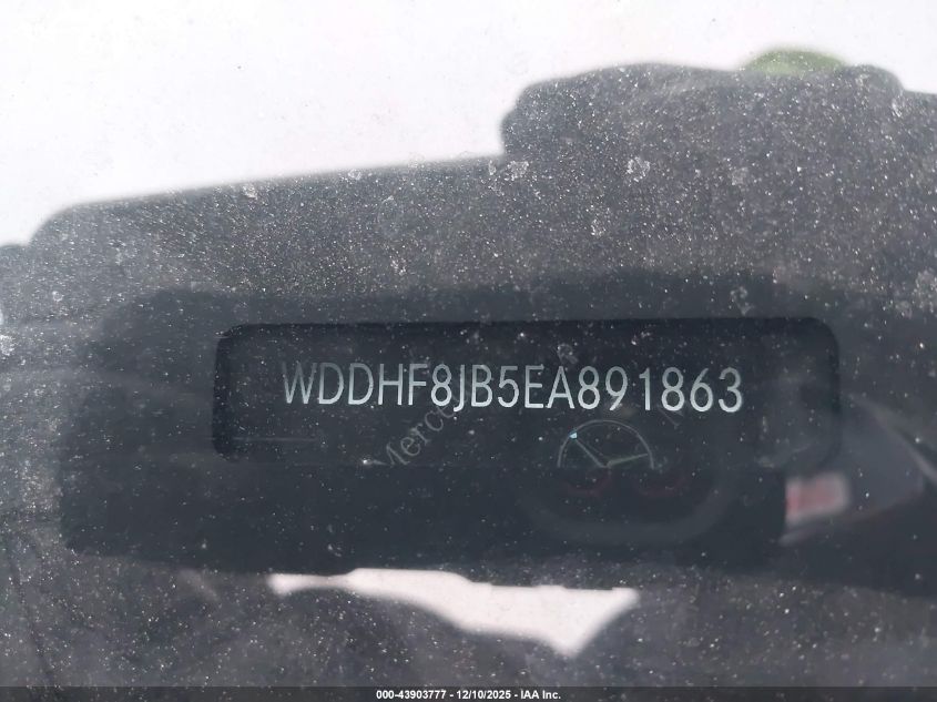 2014 Mercedes-Benz E 350 4Matic VIN: WDDHF8JB5EA891863 Lot: 43903777