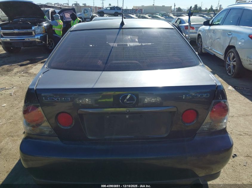 2003 Lexus Is 300 VIN: JTHBD192130073615 Lot: 43903851