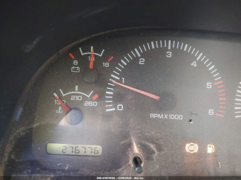 1998 Dodge Ram 1500 St VIN: 3B7HF13Y3WG192348 Lot: 43903858