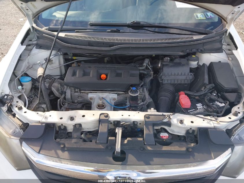 2012 Honda Civic Ex VIN: 19XFB2F89CE366631 Lot: 43903883