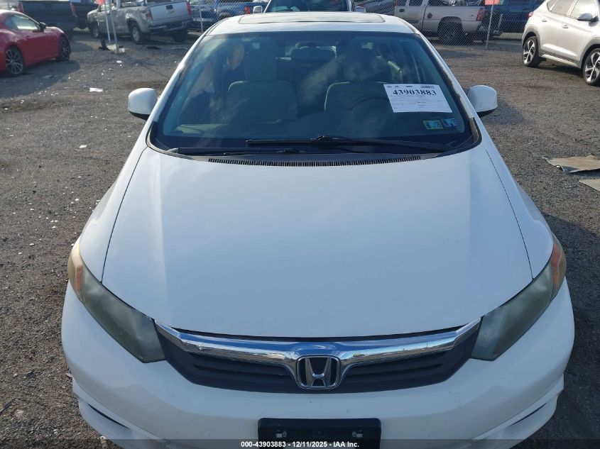 2012 Honda Civic Ex VIN: 19XFB2F89CE366631 Lot: 43903883