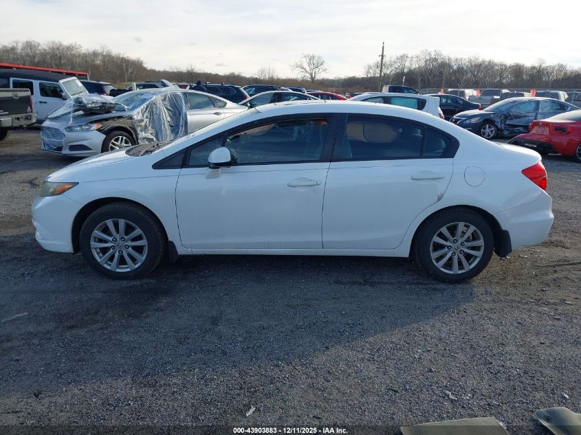 2012 Honda Civic Ex VIN: 19XFB2F89CE366631 Lot: 43903883