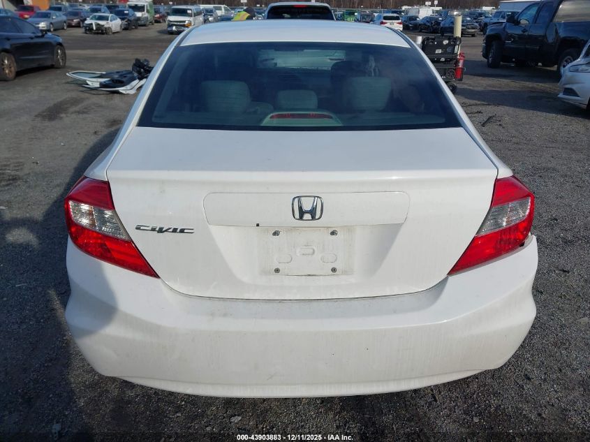 2012 Honda Civic Ex VIN: 19XFB2F89CE366631 Lot: 43903883