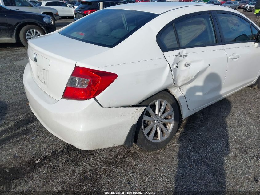 2012 Honda Civic Ex VIN: 19XFB2F89CE366631 Lot: 43903883