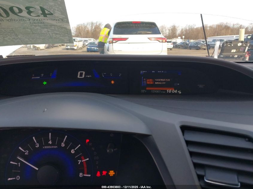 2012 Honda Civic Ex VIN: 19XFB2F89CE366631 Lot: 43903883