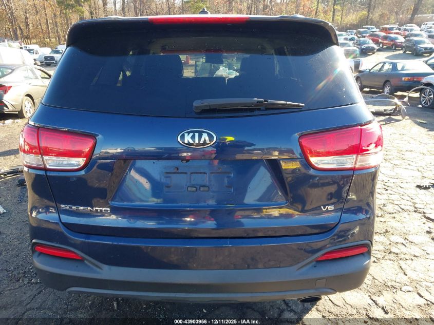 2016 Kia Sorento 3.3L Lx VIN: 5XYPG4A52GG141099 Lot: 43903956