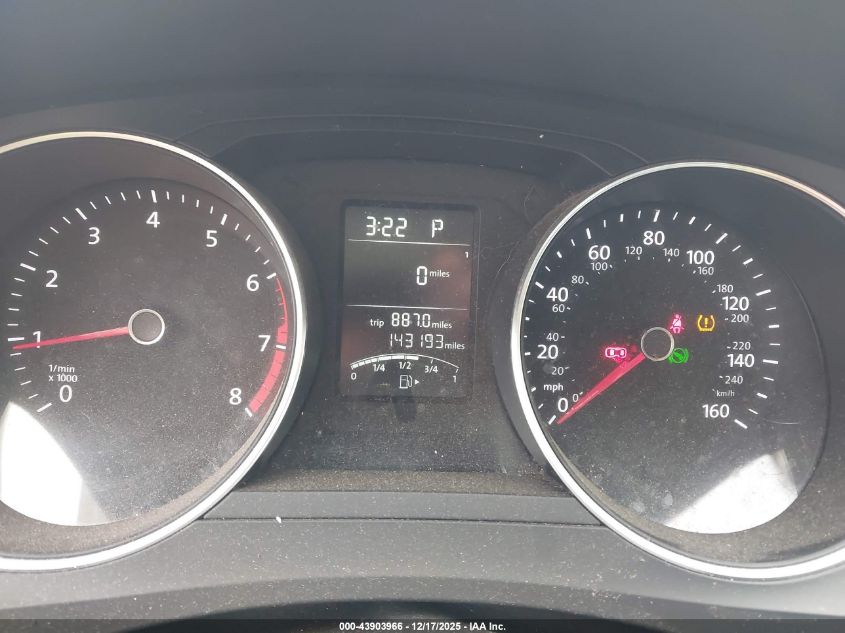 2016 Volkswagen Jetta 1.4T S VIN: 3VW267AJ1GM386147 Lot: 43903966