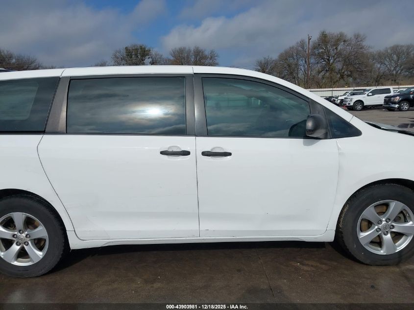 2015 Toyota Sienna L 7 Passenger VIN: 5TDZK3DC7FS624150 Lot: 43903981