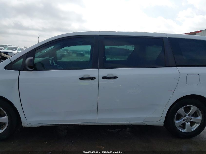 2015 Toyota Sienna L 7 Passenger VIN: 5TDZK3DC7FS624150 Lot: 43903981