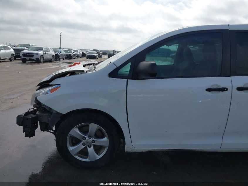 2015 Toyota Sienna L 7 Passenger VIN: 5TDZK3DC7FS624150 Lot: 43903981