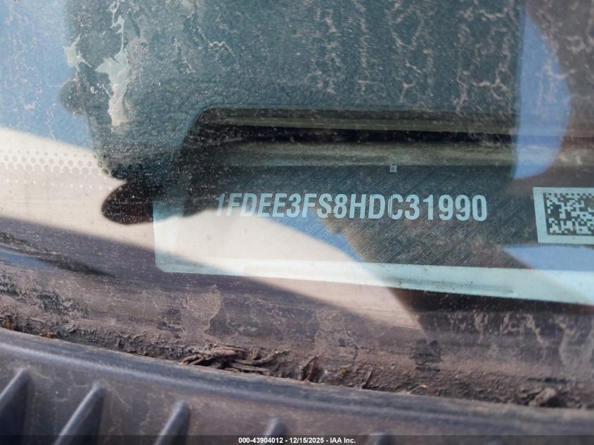 2017 Ford E-350 Cutaway VIN: 1FDEE3FS8HDC31990 Lot: 43904012