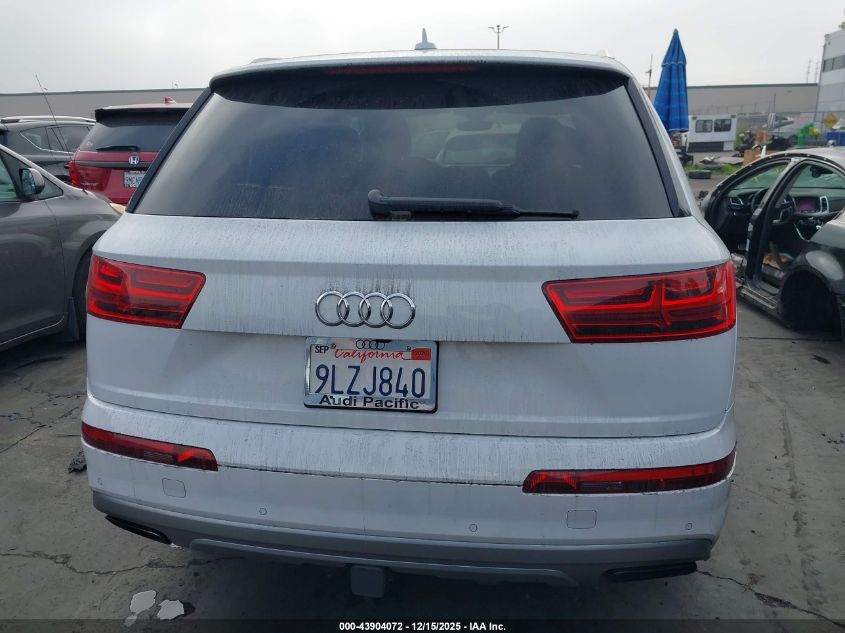 2017 Audi Q7 3.0T Premium VIN: WA1LAAF71HD023063 Lot: 43904072