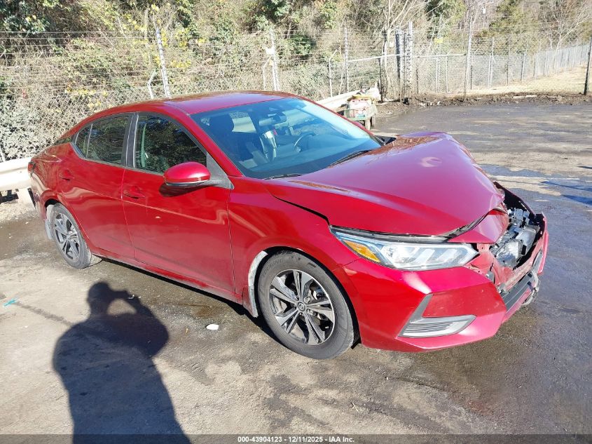 2020 Nissan Sentra Sv Xtronic Cvt VIN: 3N1AB8CV3LY263794 Lot: 43904123