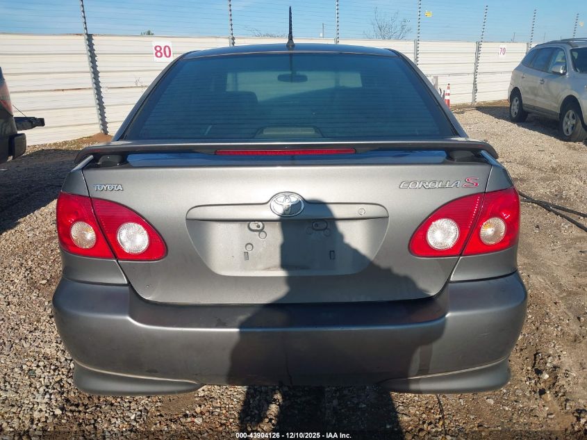 2008 Toyota Corolla S VIN: 2T1BR32EX8C883731 Lot: 43904126