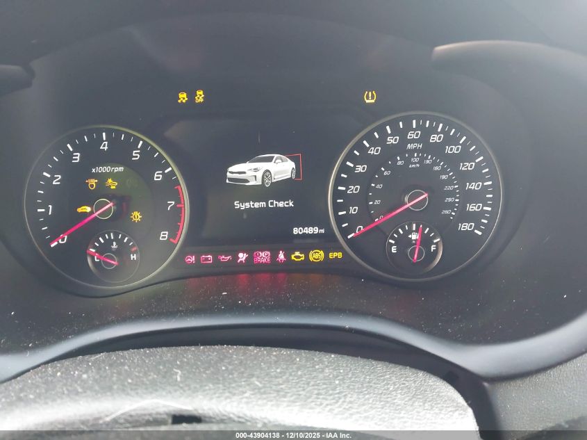 2018 Kia Stinger Gt2 VIN: KNAE55LC4J6023318 Lot: 43904138