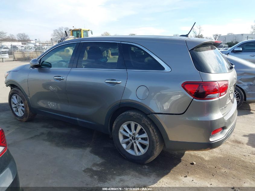 2019 Kia Sorento 3.3L Lx VIN: 5XYPG4A59KG450495 Lot: 43904176