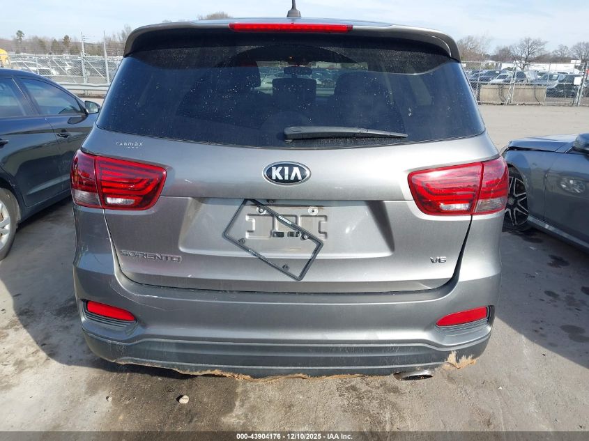 2019 Kia Sorento 3.3L Lx VIN: 5XYPG4A59KG450495 Lot: 43904176