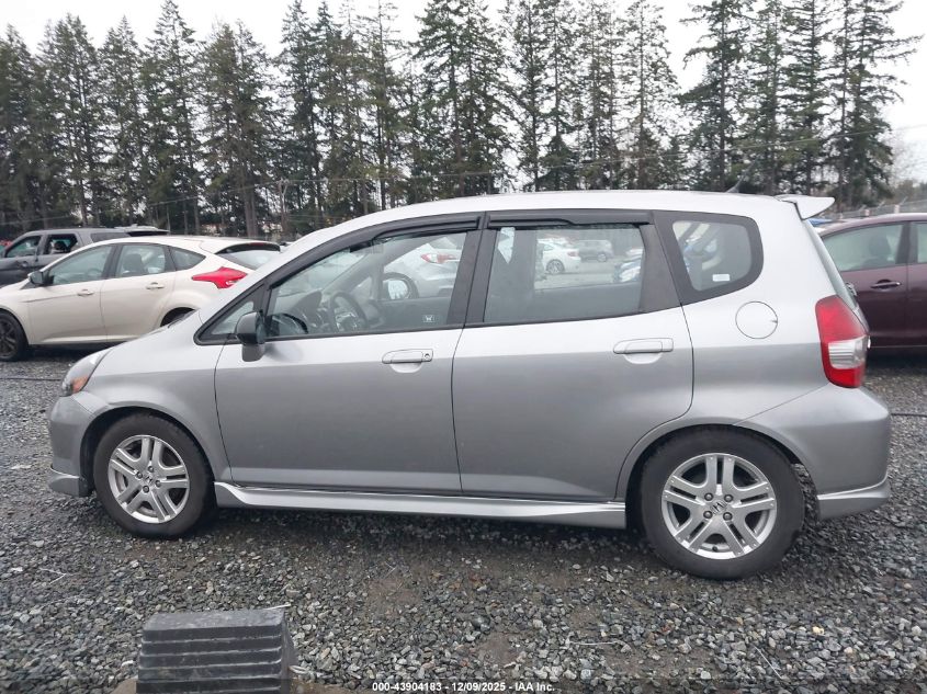 2007 Honda Fit Sport VIN: JHMGD38677S032034 Lot: 43904183