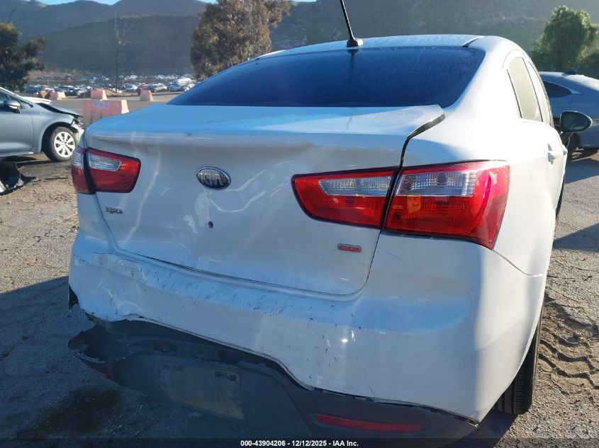 2013 Kia Rio Lx VIN: KNADM4A36D6248985 Lot: 43904206