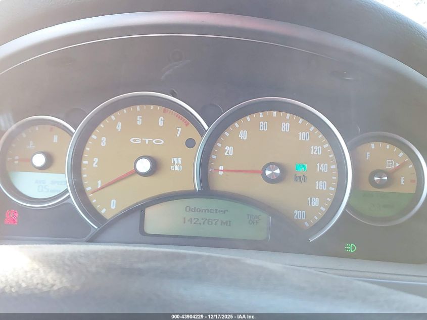 2004 Pontiac Gto VIN: 6G2VX12G04L193182 Lot: 43904229