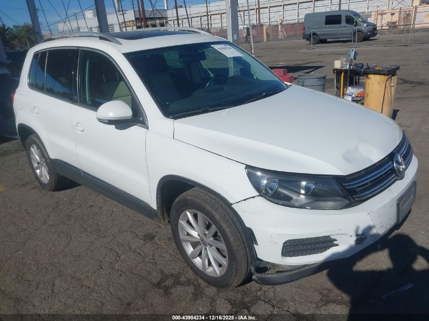 2017 Volkswagen Tiguan 2.0T Wolfsburg Edition VIN: WVGRV7AX5HW507512 Lot: 43904234