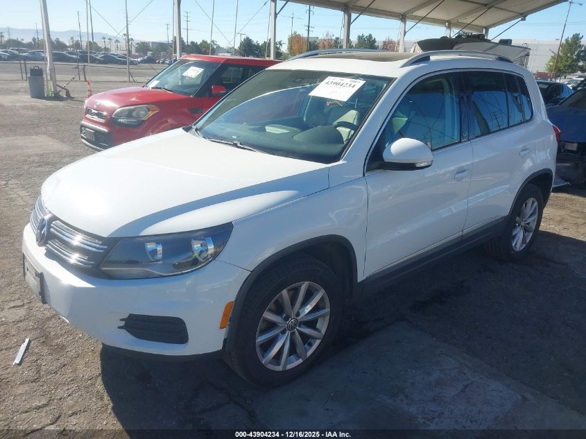 2017 Volkswagen Tiguan 2.0T Wolfsburg Edition VIN: WVGRV7AX5HW507512 Lot: 43904234