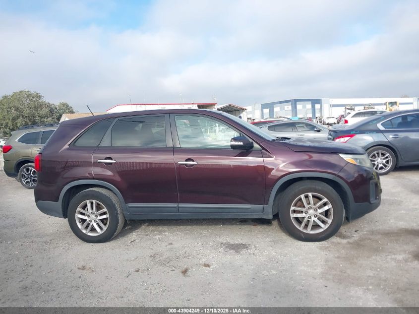 2014 Kia Sorento Lx VIN: 5XYKT3A68EG487535 Lot: 43904249