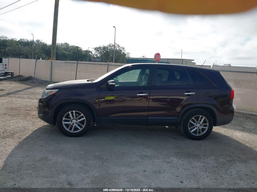 2014 Kia Sorento Lx VIN: 5XYKT3A68EG487535 Lot: 43904249
