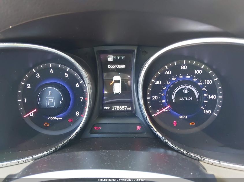 2013 Hyundai Santa Fe Sport VIN: 5XYZU3LB5DG118250 Lot: 43904260