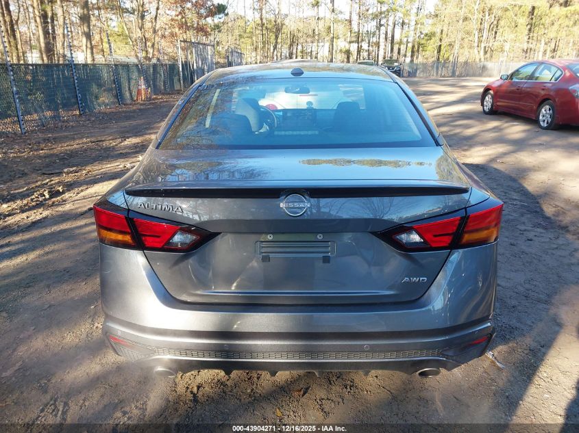 2025 Nissan Altima Sv Awd VIN: 1N4BL4DW4SN408714 Lot: 43904271