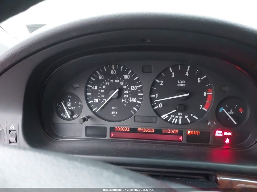 2001 BMW 540Ia VIN: WBADN63441GM70784 Lot: 43904303