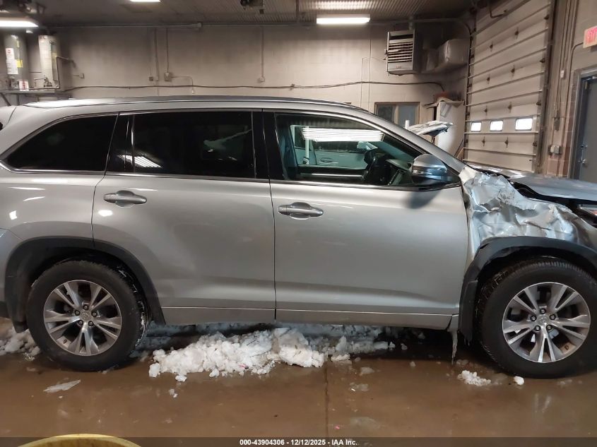 2014 Toyota Highlander Xle V6 VIN: 5TDJKRFH0ES024660 Lot: 43904306
