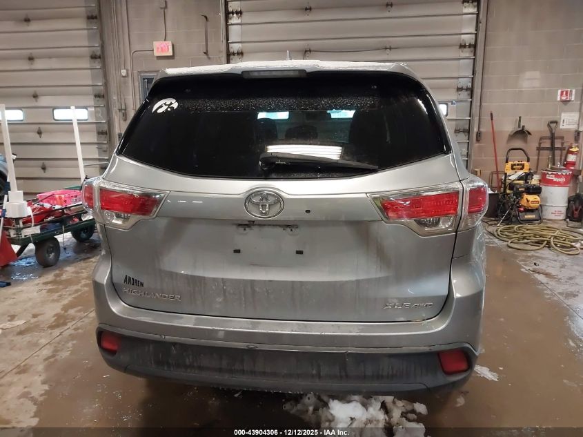 2014 Toyota Highlander Xle V6 VIN: 5TDJKRFH0ES024660 Lot: 43904306