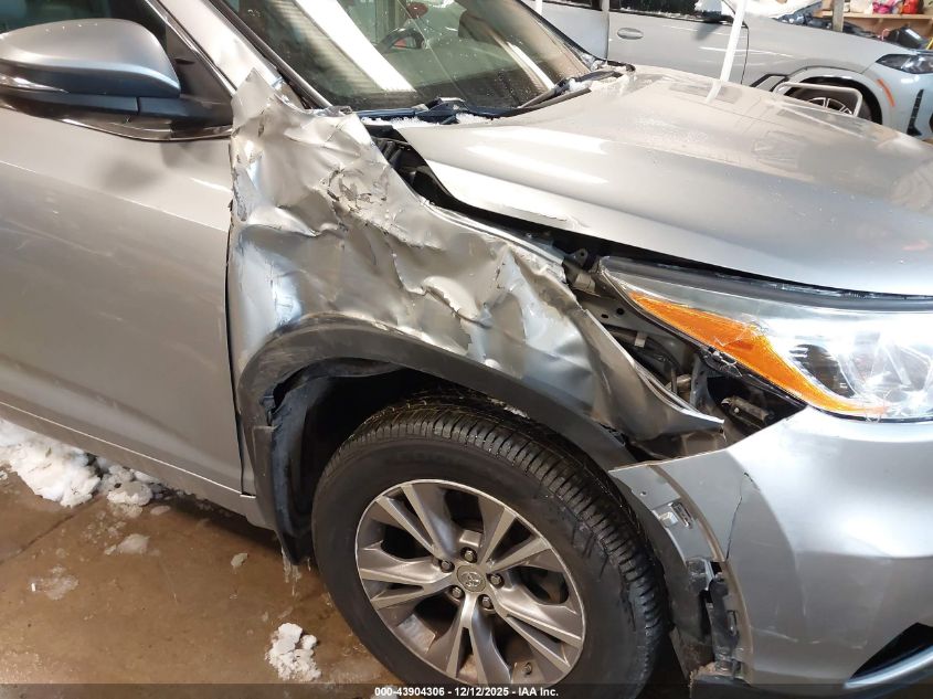 2014 Toyota Highlander Xle V6 VIN: 5TDJKRFH0ES024660 Lot: 43904306