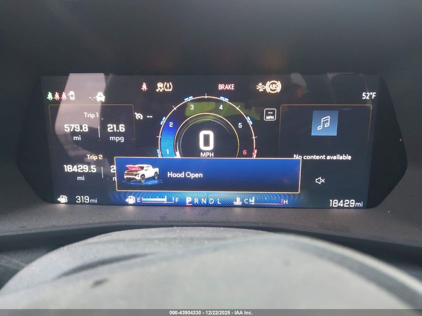 2025 Chevrolet Colorado 2Wd Wt VIN: 1GCPSBEK2S1161364 Lot: 43904330