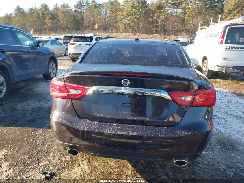 2016 Nissan Maxima 3.5 Platinum/3.5 S/3.5 Sl/3.5 Sr/3.5 Sv VIN: 1N4AA6AP8GC411757 Lot: 43904358