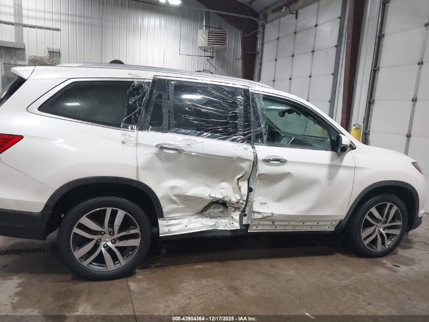 2017 Honda Pilot Elite VIN: 5FNYF6H02HB023964 Lot: 43904364